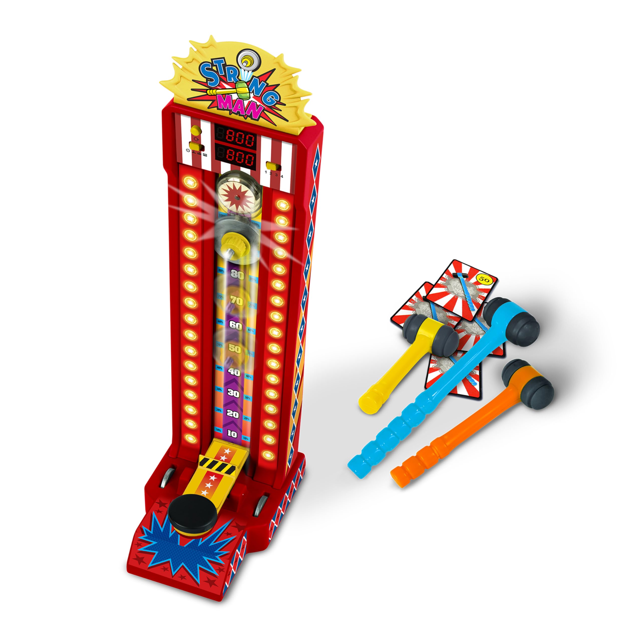 #winning Electronic Arcade Strongman Desktop High Striker Strength Tester Game