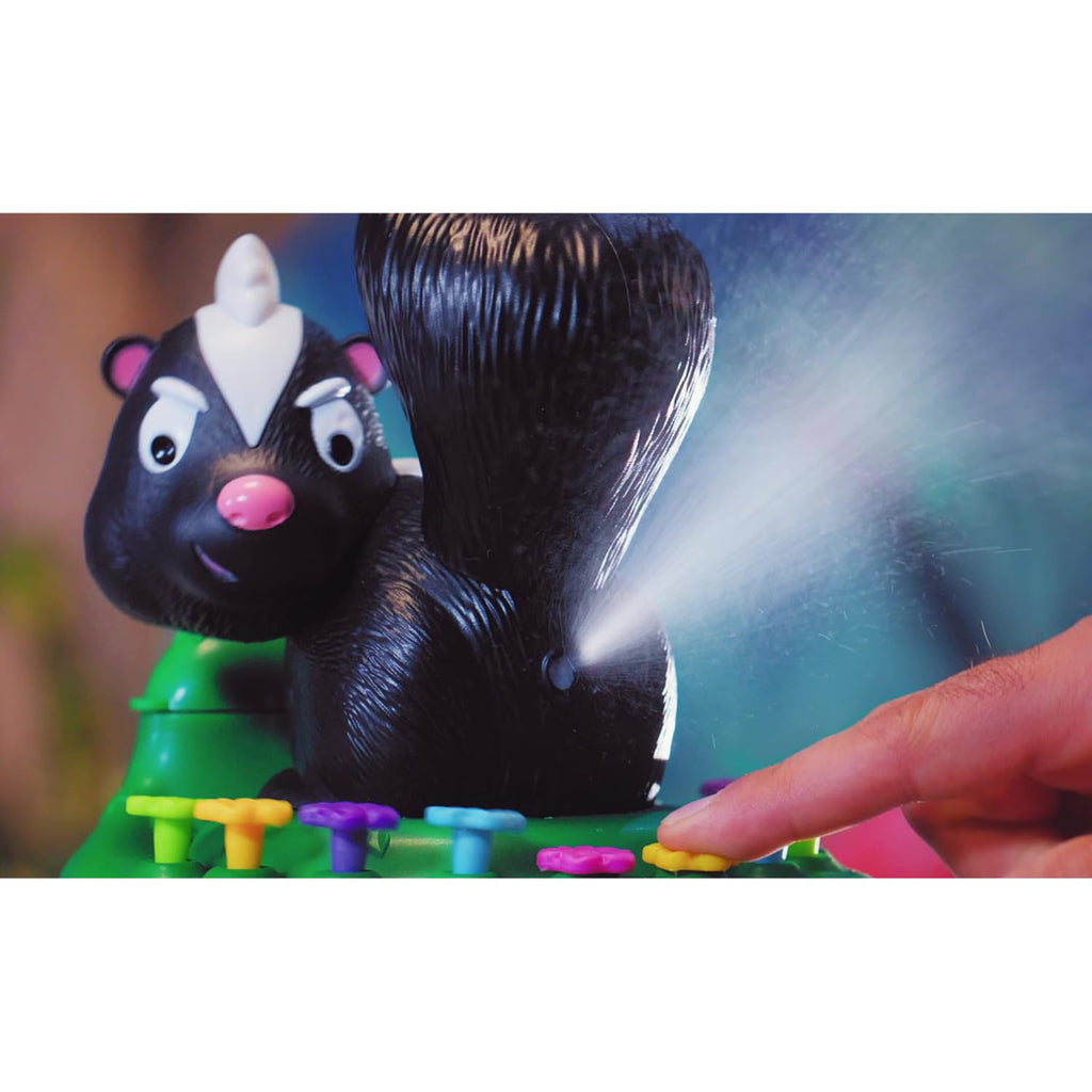Ambassador Games: SKUNKED! - Kids Dice-Rolling & Luck Game, Funny Surprise Water Spray, Adorable Skunk & Flower Theme, Ages 4