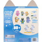 Bluey Fuzzies Deluxe Figure Pack. with 6 Specially Flocked Collectible Mini