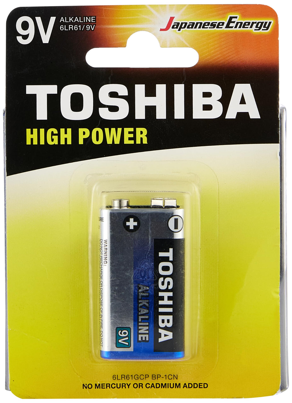 Toshiba 9v PP3 Batteries