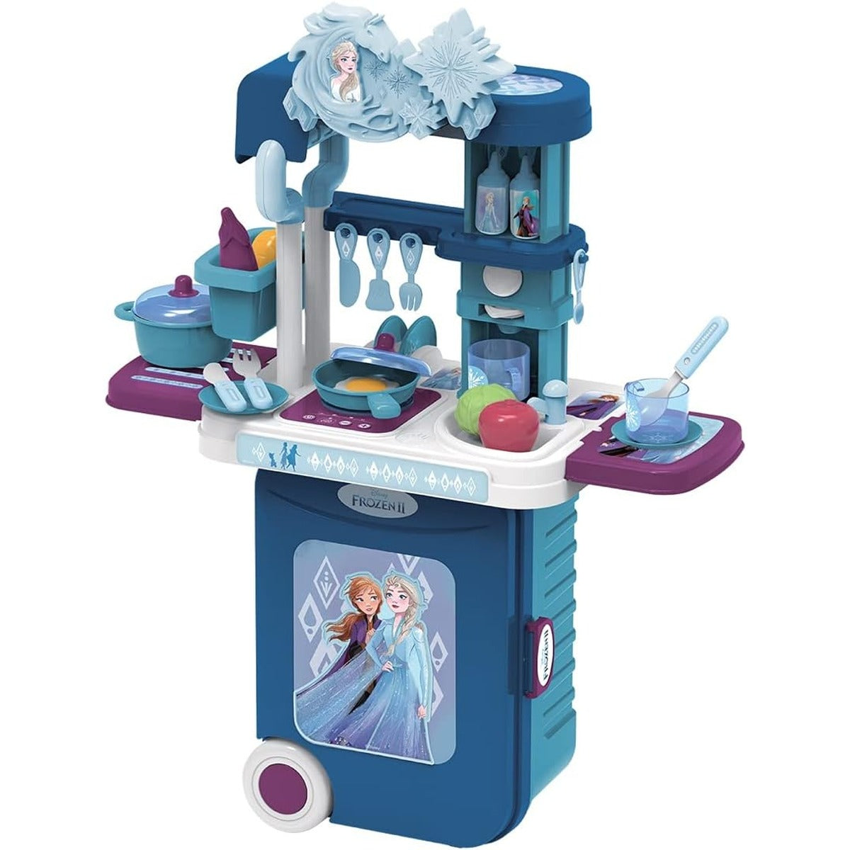 Disney Disney Frozen2 Kitchen Trolley Case 3 In 1, Blue, EODS008-951MA toy