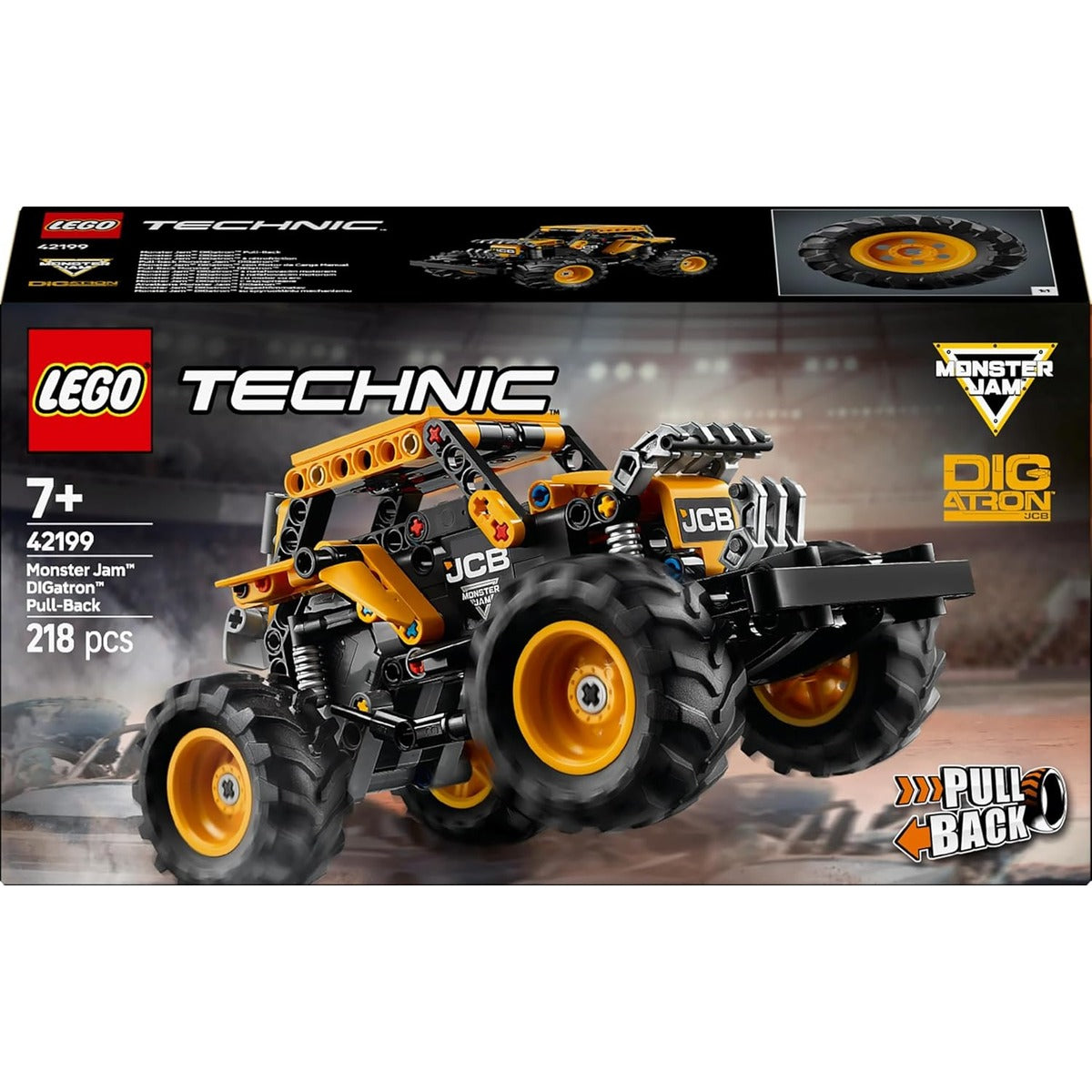 Lego 42199 Monster Jam(TM) Digatron (TM) Pull-Back Toy Toy Birthday