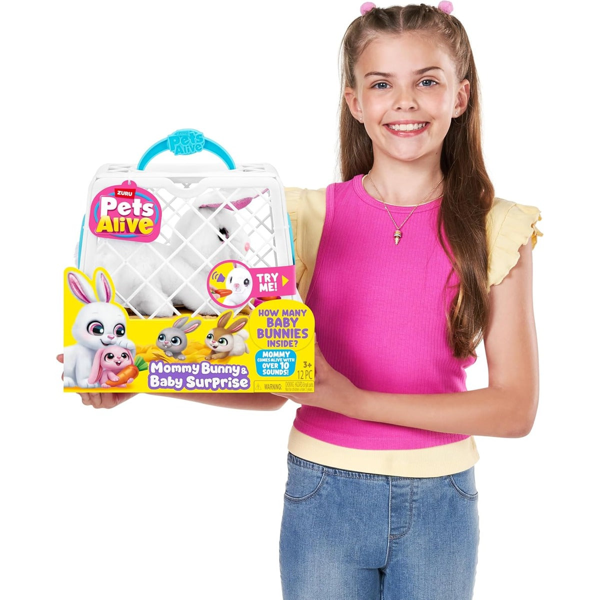Pets Alive Mama Bunny & Baby Surprise, Series 1