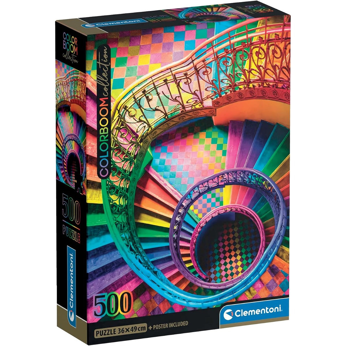 Clementoni Jigsaw Puzzle 500 pieces Colorboom Stairs, Puzzle for Adulta 14