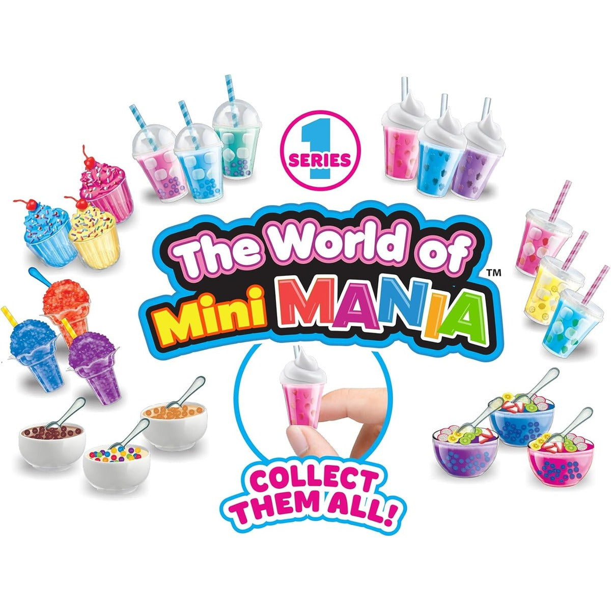 CRA-Z-Slimy World of Mini Mania Surprise Ball Collectables Make Your