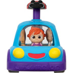 CoComelon Push 'N Sing - Coche familiar interactivo musical iluminado, personajes favoritos de los fanáticos y clips de canción, juguetes para niños pequeños y preescolares
