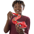 Robo Alive Slithering Snake Series 3 Red by ZURU Battery-Powered Robotic Light Up Reptile Toy That Moves (Red), Multi-Color, 7150A