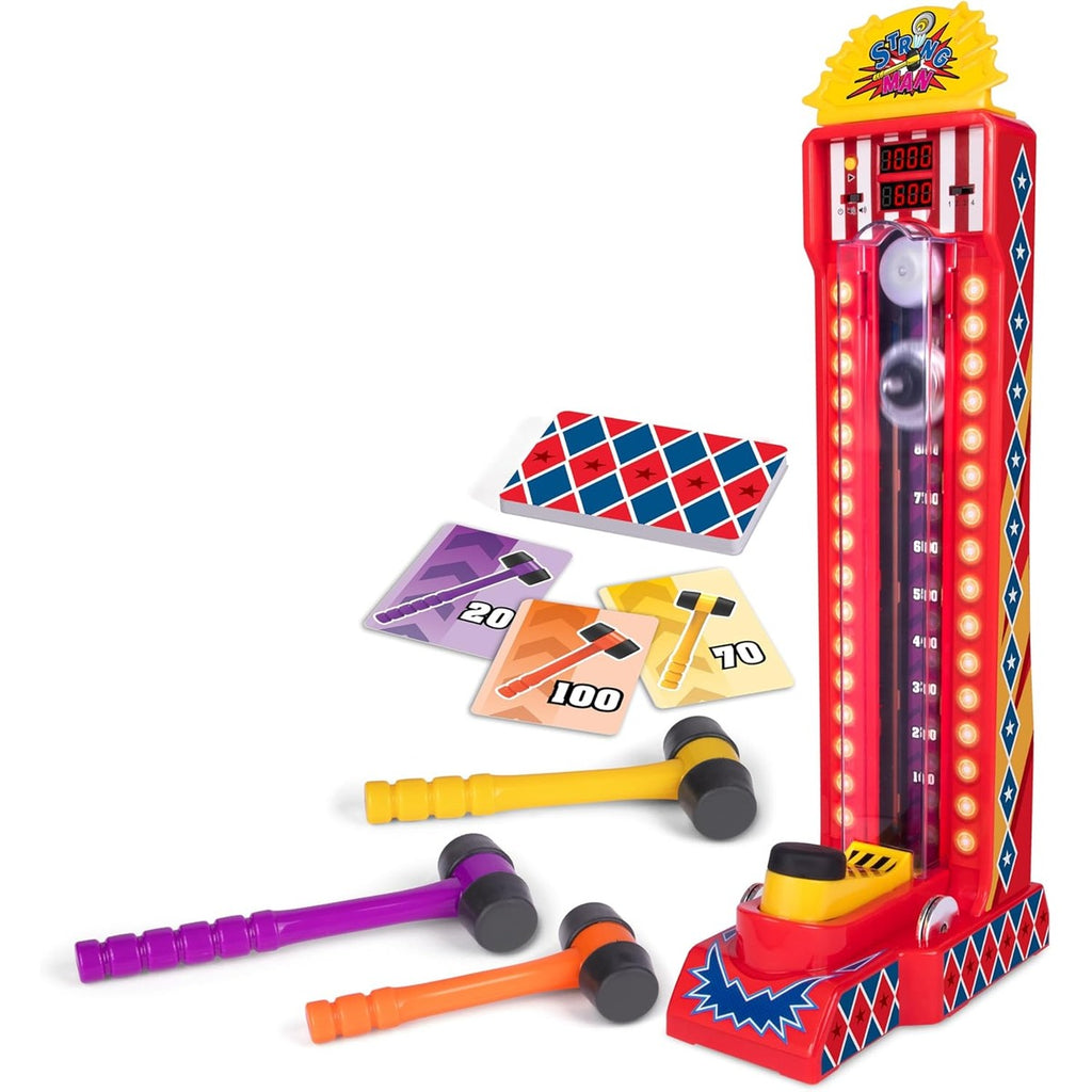 #winning Electronic Arcade Strongman Desktop High Striker Strength Tester Game