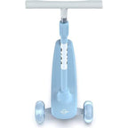 Bird Birdie Glow Kids Scooter Leg Power W/ Glowing Wheels, AdjUStable Height, Portable Compact Stylish Trendy, 3 Wheels Design, Stomp Brake System, Sky Blue