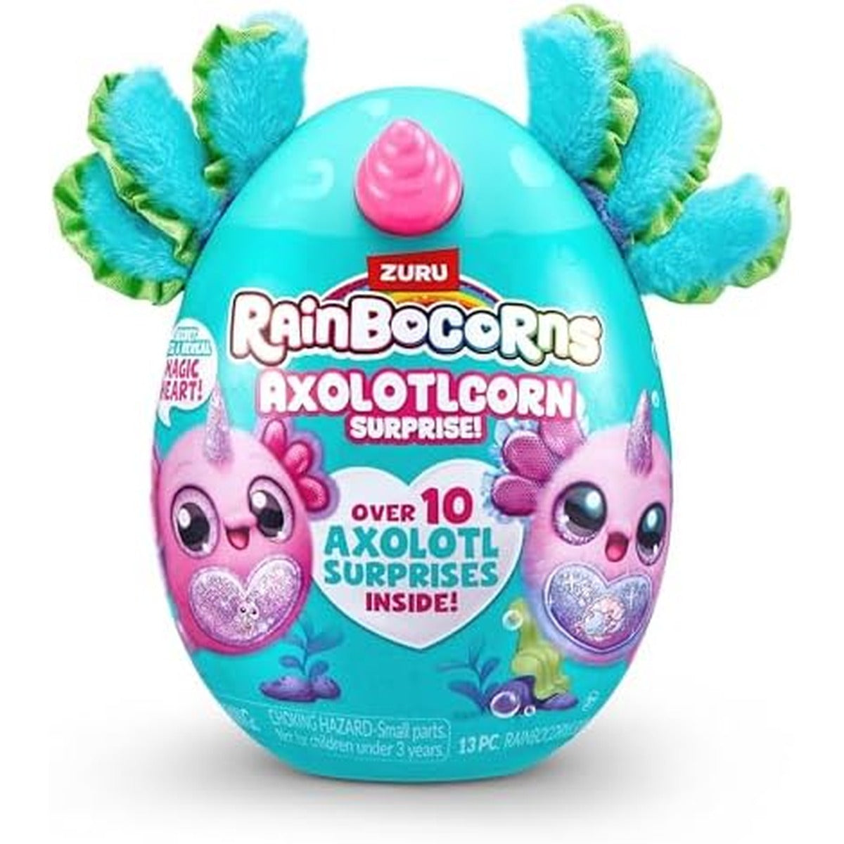 Rainbocorns Axolotlcorn Surprise Plush with Baby Boo