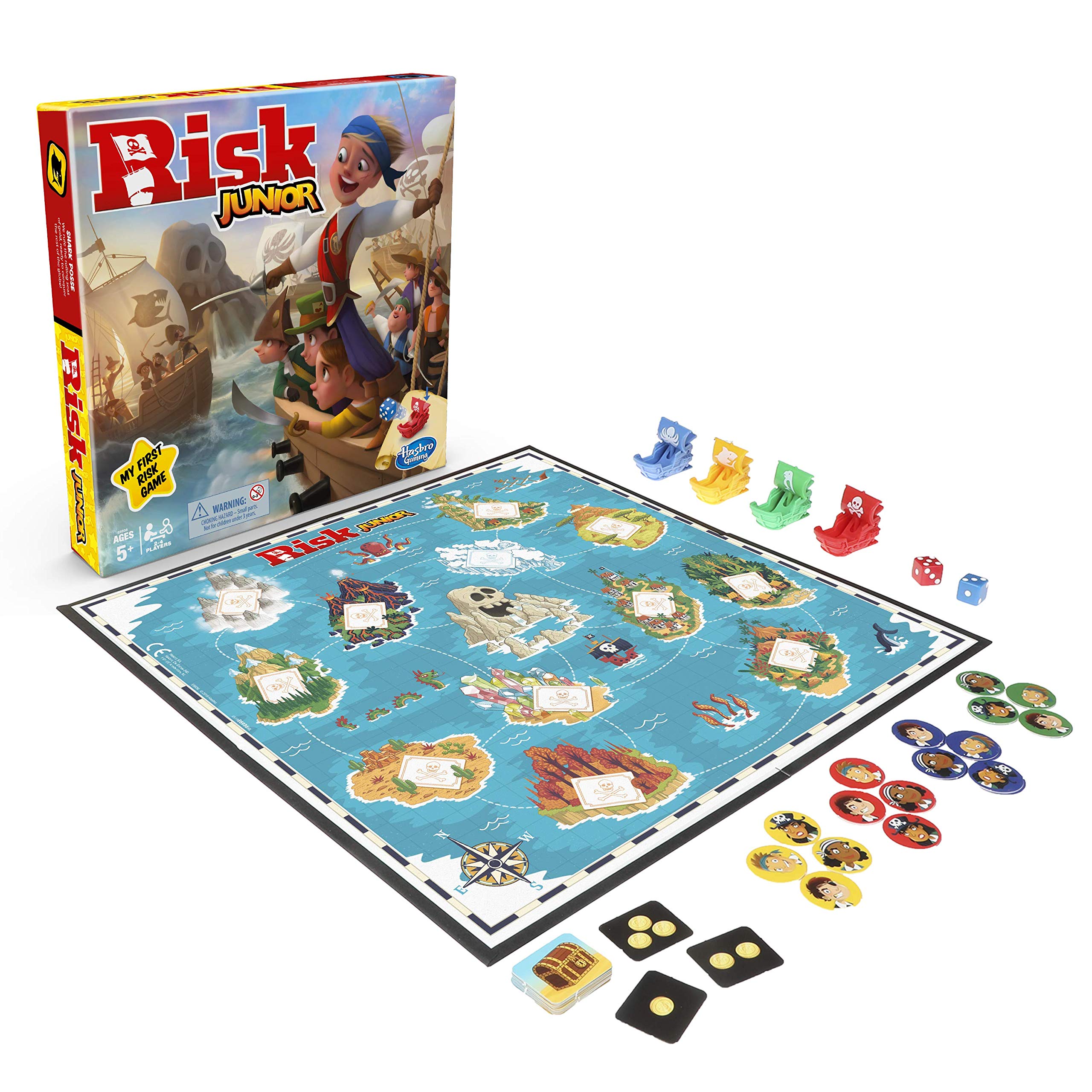 Hasbro Gaming Risk Junior Game, Strategy Board Game
