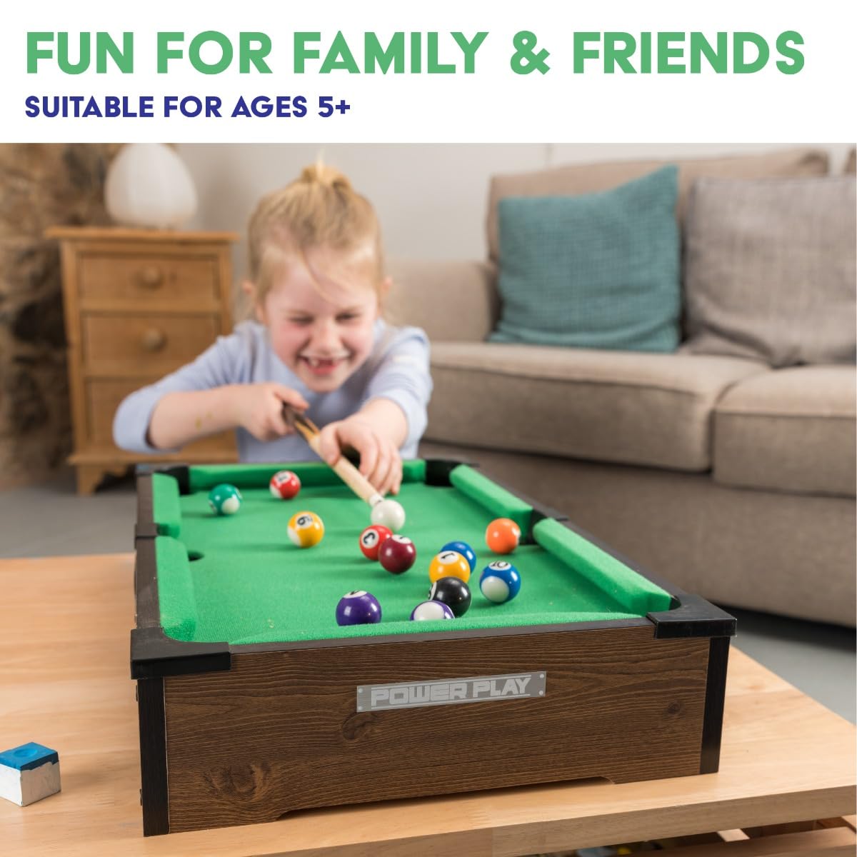 Power Play Table Top Pool Game, 20 Inch