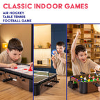 Power Play TY6155 Powerplay 3 in 1 Top Games, Mini Football
