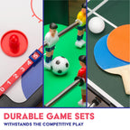 Power Play TY6155 Powerplay 3 in 1 Top Games, Mini Football