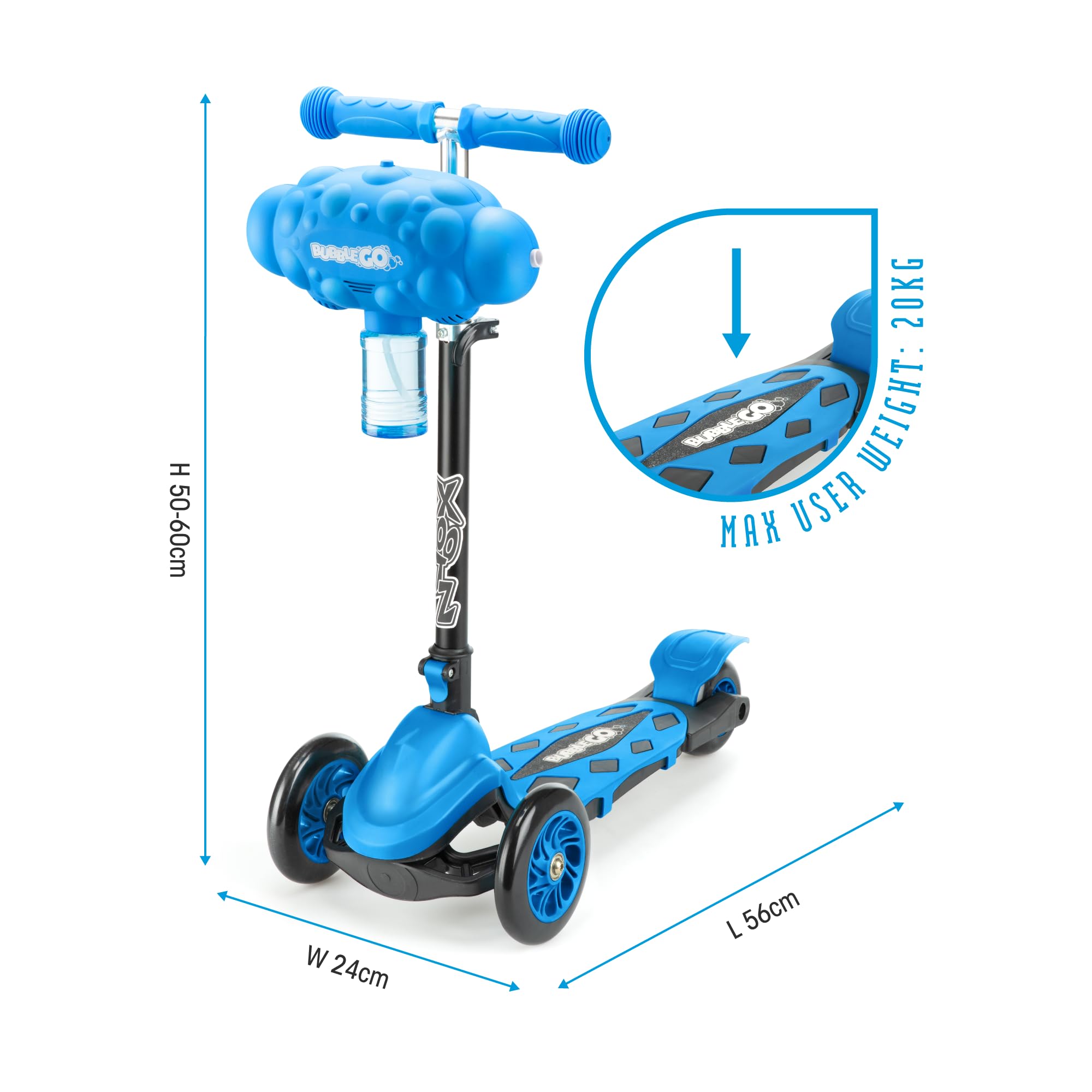 Xootz Kids Bubble Go Foldable Scooter