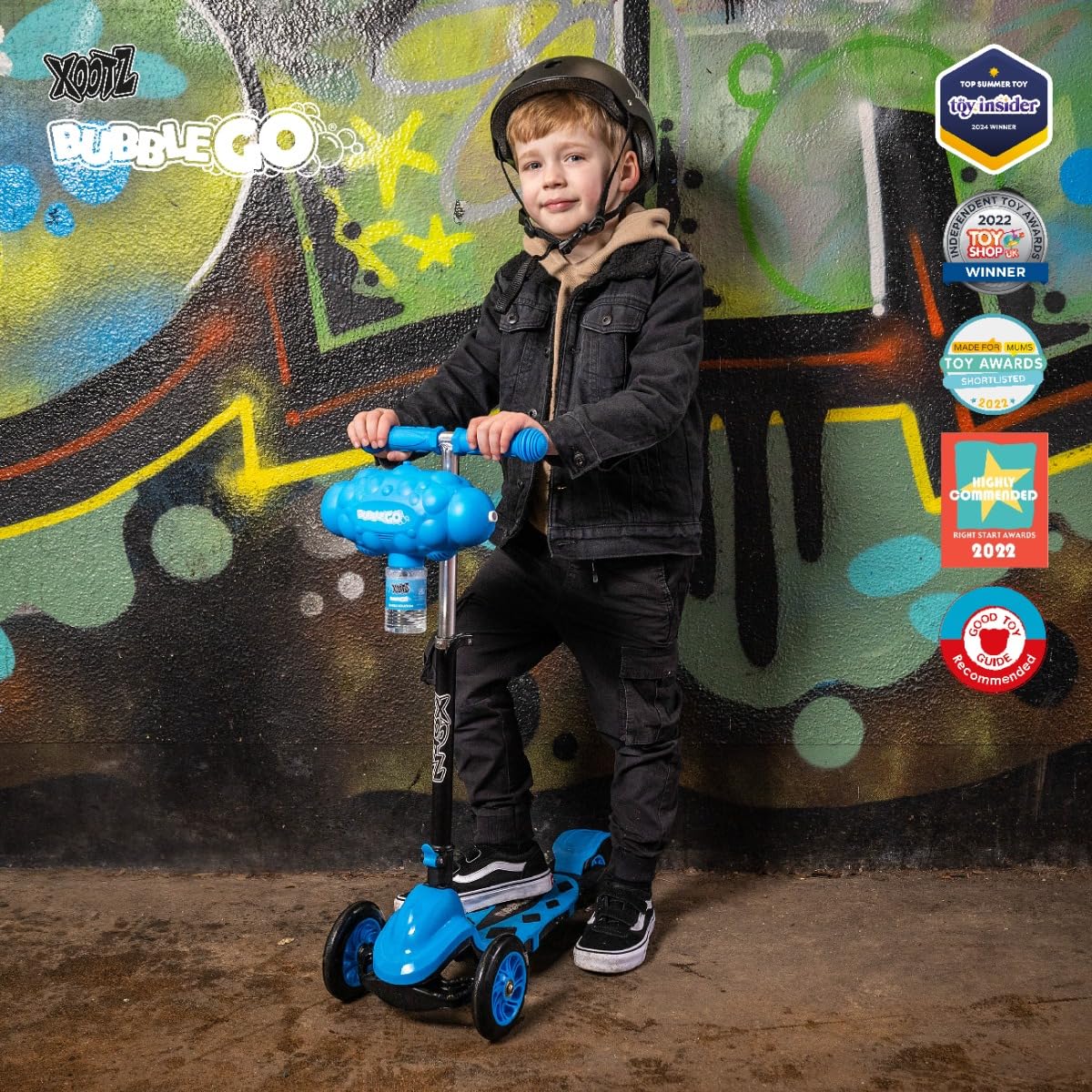 Xootz Kids Bubble Go Foldable Scooter