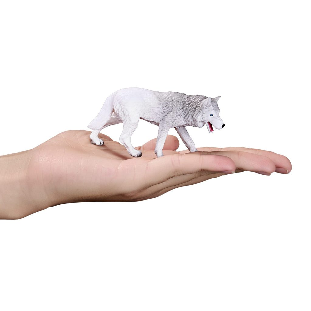 MOJO Arctic Wolf Collectable Wildlife Animal Toy Figure