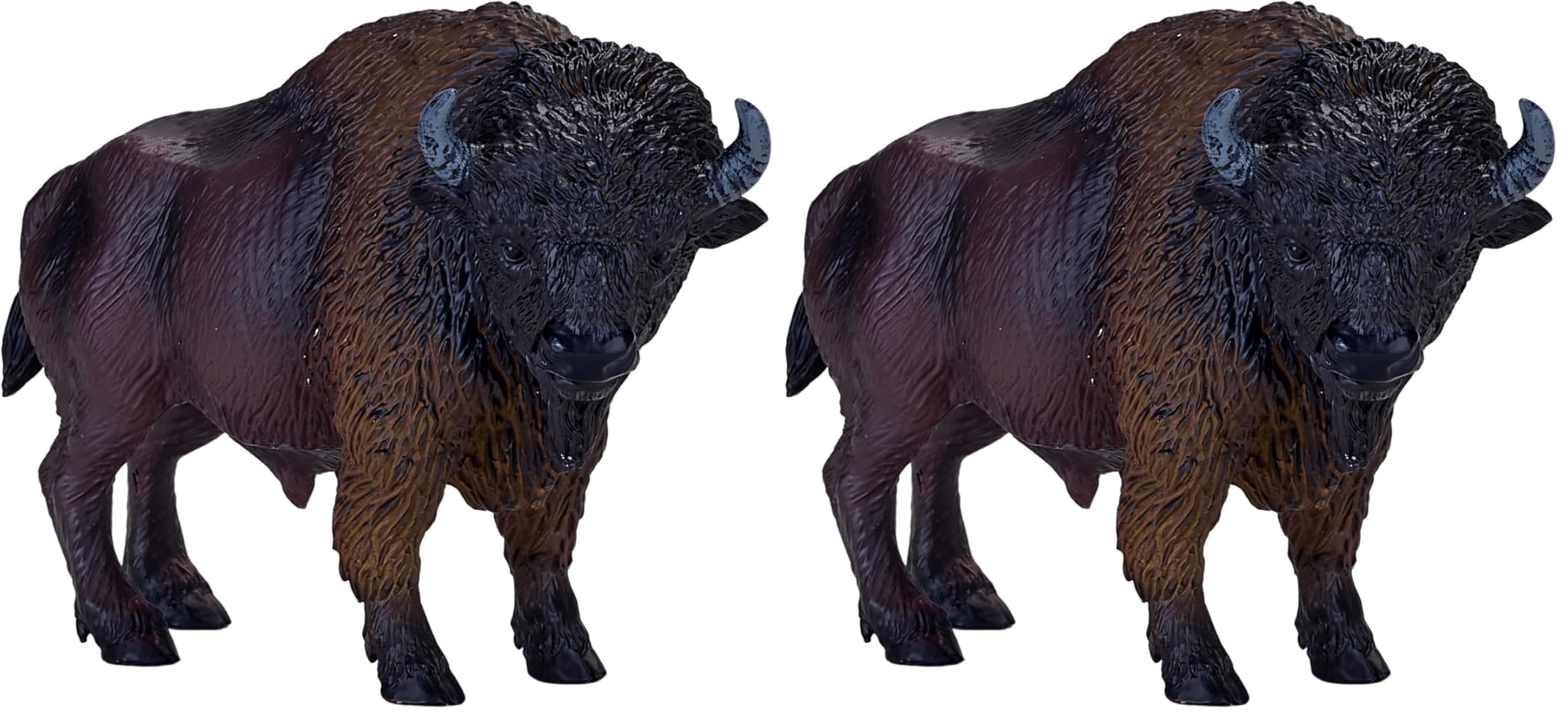 MOJO American Bison/Buffalo (Pack of 2) 5 inches x 2 inches x 3 inches