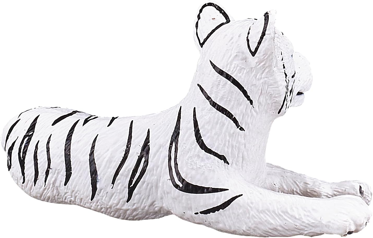MOJO White Tiger cub Lying Down Toy Figure