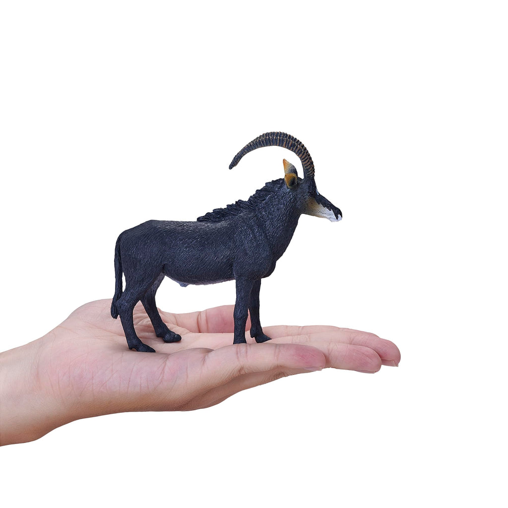 MOJO Giant Sable Antelope Realistic International Wildlife Hand Painted