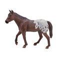 MOJO Appaloosa Stallion with a Chestnut Blanket Realistic Horse Toy
