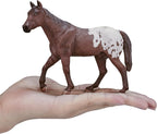 MOJO Appaloosa Stallion with a Chestnut Blanket Realistic Horse Toy