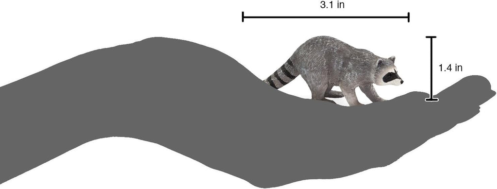 MOJO Racoon Realistic International Wildlife Hand Painted Toy Figurine