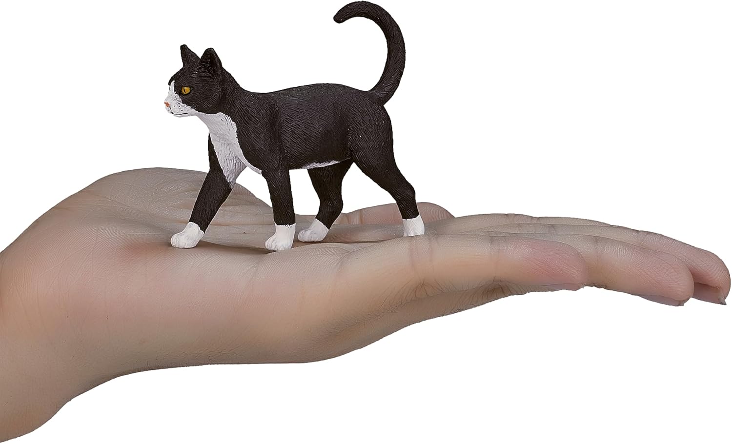 MOJO Cat Black & White Toy Figure