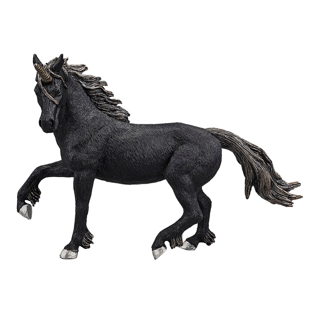 MOJO Dark Unicorn Realistic Fantasy Toy Replica Hand Painted Figurine