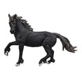 MOJO Dark Unicorn Realistic Fantasy Toy Replica Hand Painted Figurine