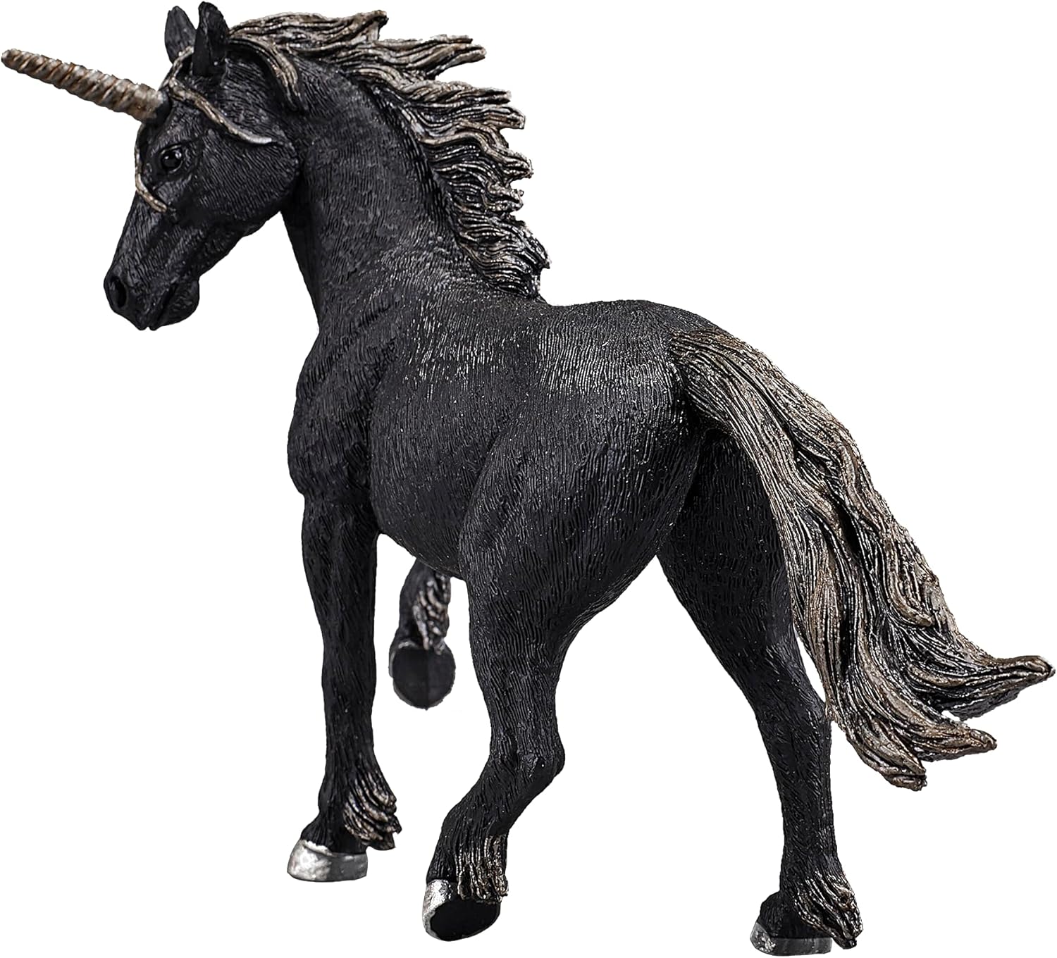 MOJO Dark Unicorn Realistic Fantasy Toy Replica Hand Painted Figurine