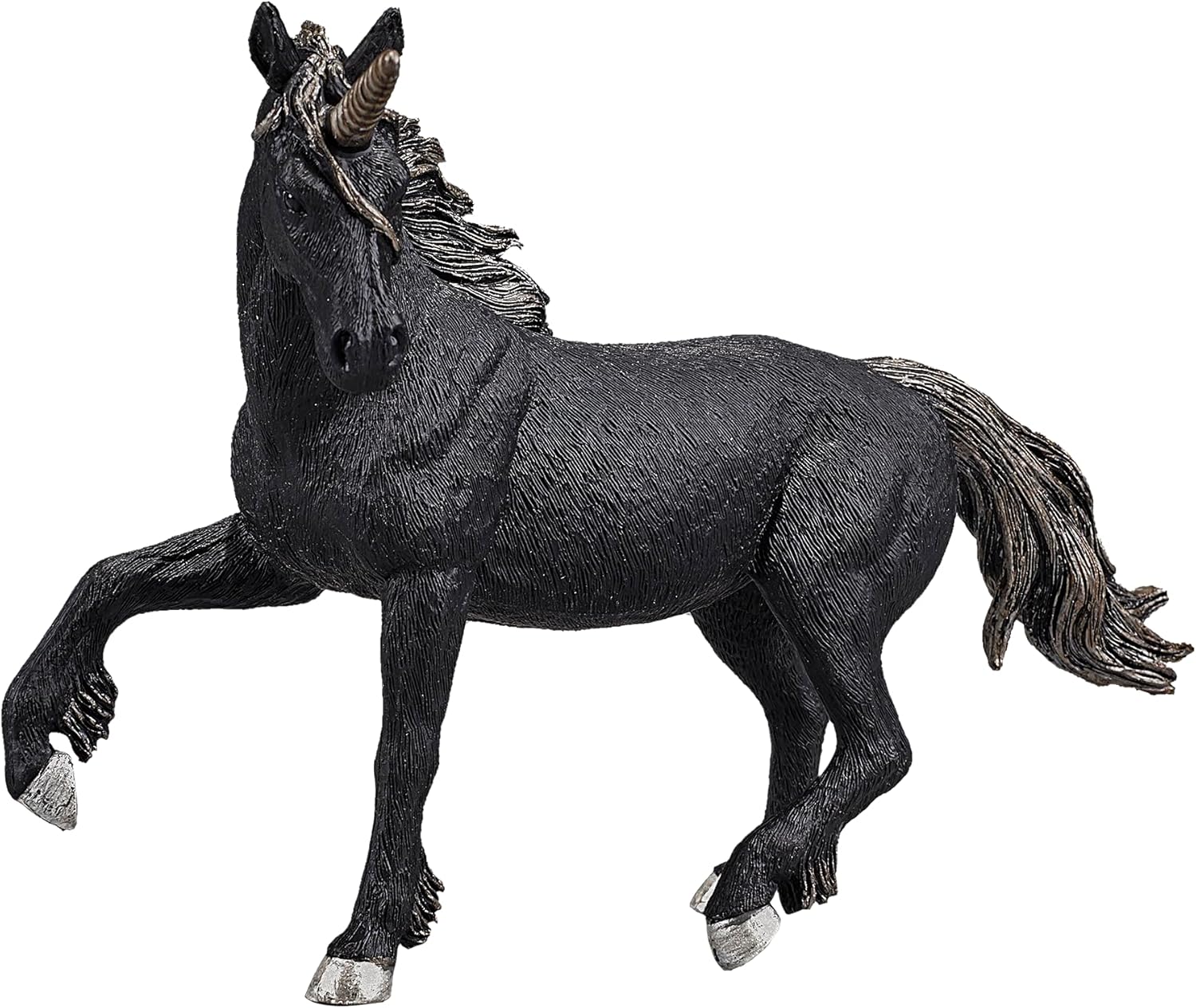 MOJO Dark Unicorn Realistic Fantasy Toy Replica Hand Painted Figurine