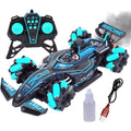 Toyshine F1 Fast RC Drift Car, Remote Control Car LED Lights 4WD 2.4GHz 360°Rotating RC Race Sport Stunt Car, High Speed Formula 1 Model Vehicle Toys Birthday Gifts for Kids Boys Age of 6-12 -Green