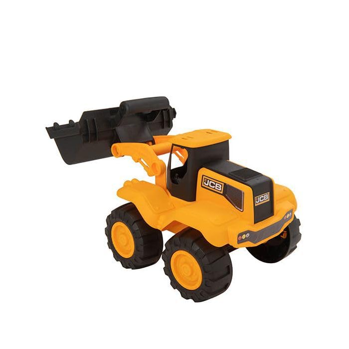 Teamsterz JCB Wheel Loader, 10 Inch Size, Yellow/Black