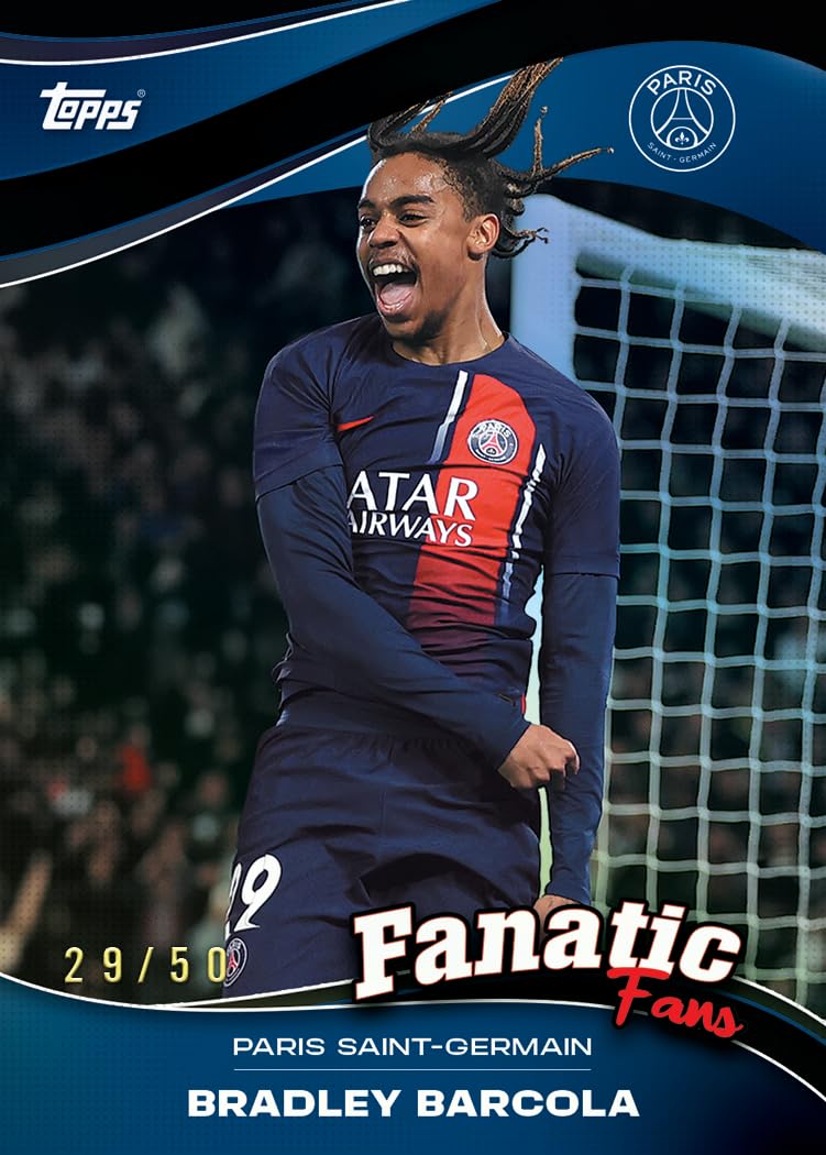 Topps - PSG Paris Saint-Germain Fan Set Collectible Cards 2023/24-28 Cards