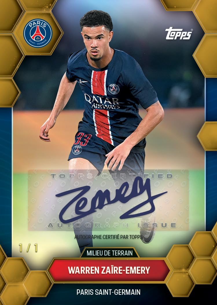 Topps - PSG Paris Saint-Germain Fan Set Collectible Cards 2023/24-28 Cards