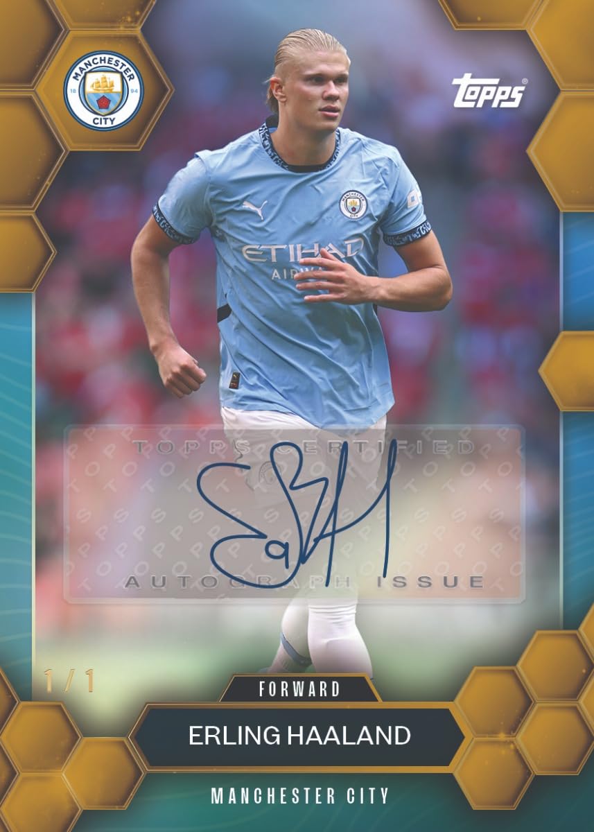 Topps Trading Cards Fan Set Manchester City Season 2024/2025. Include