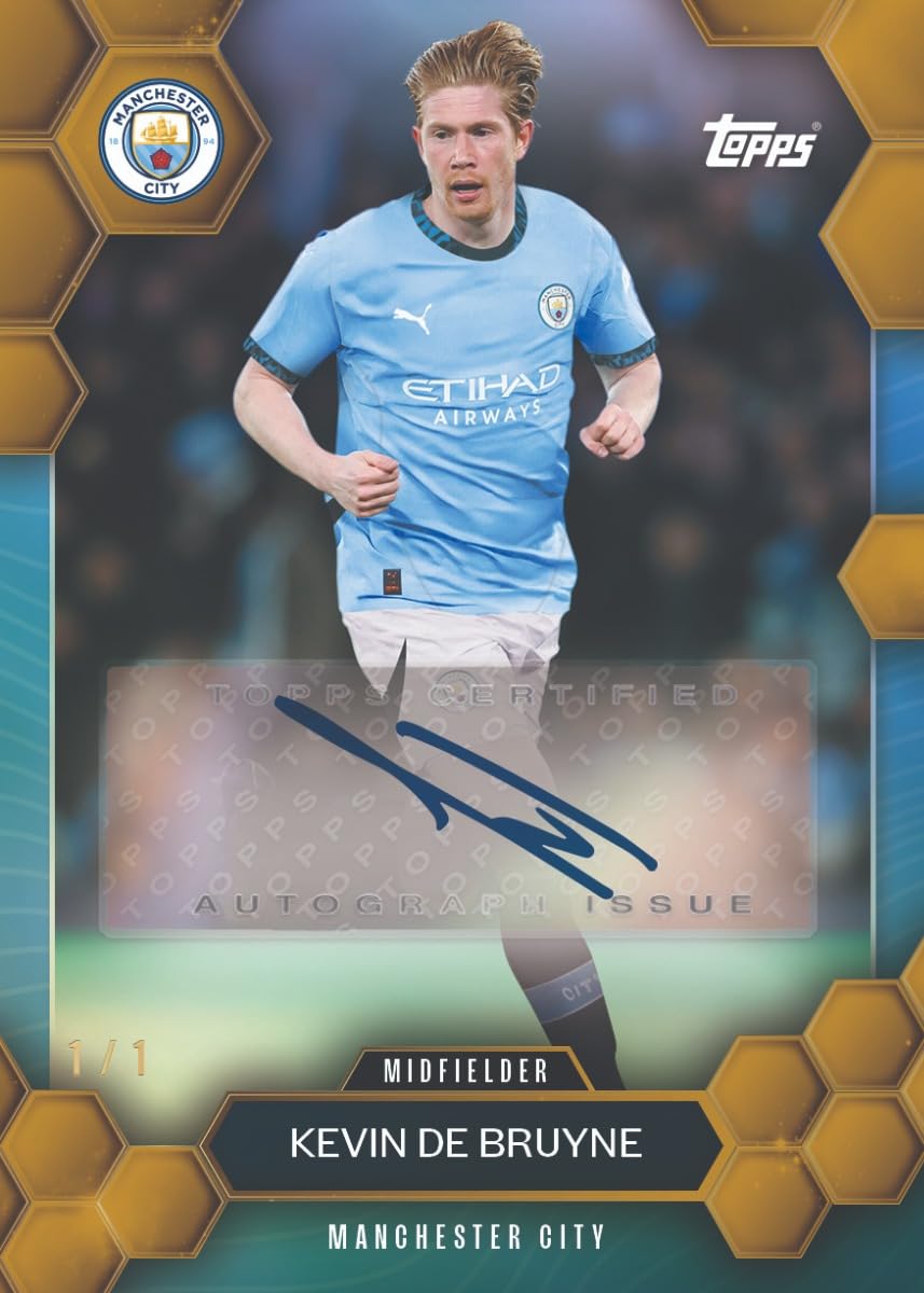 Topps Trading Cards Fan Set Manchester City Season 2024/2025. Include
