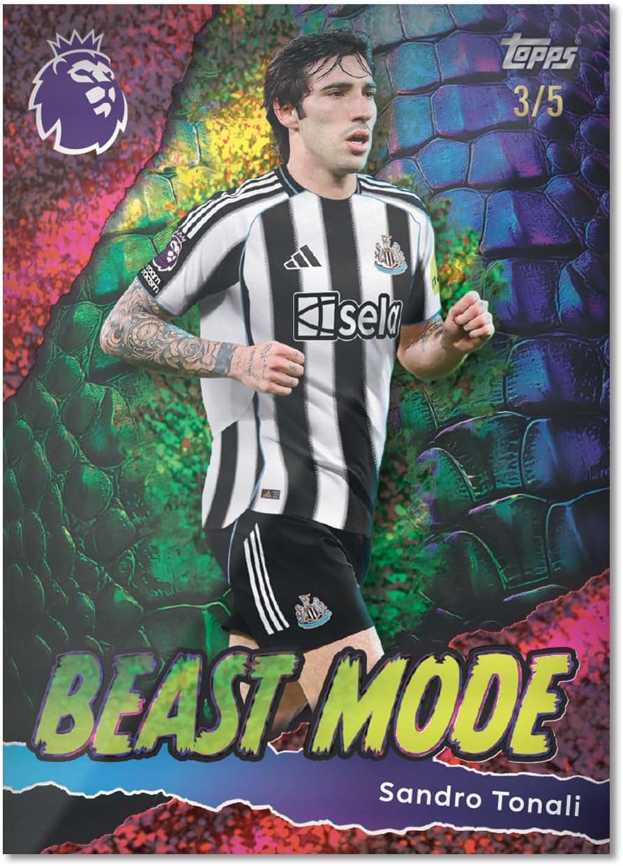 2025 Topps Premier League Debut Edition Cards - Random Mega Tin (40 Cards + 3 Exclusives) Tin 2