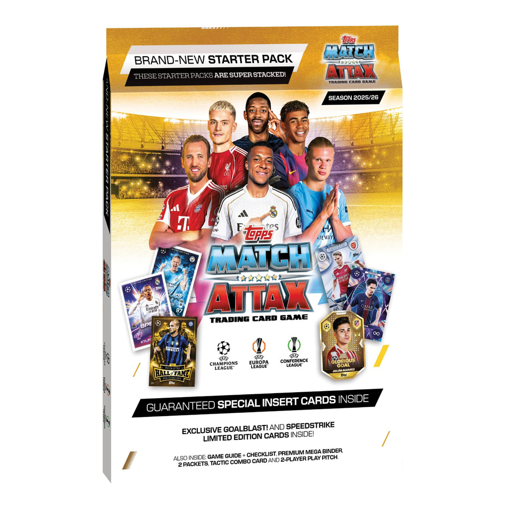 Topps Match Attax 2025/26 Trading Card Collection - Starter Pack