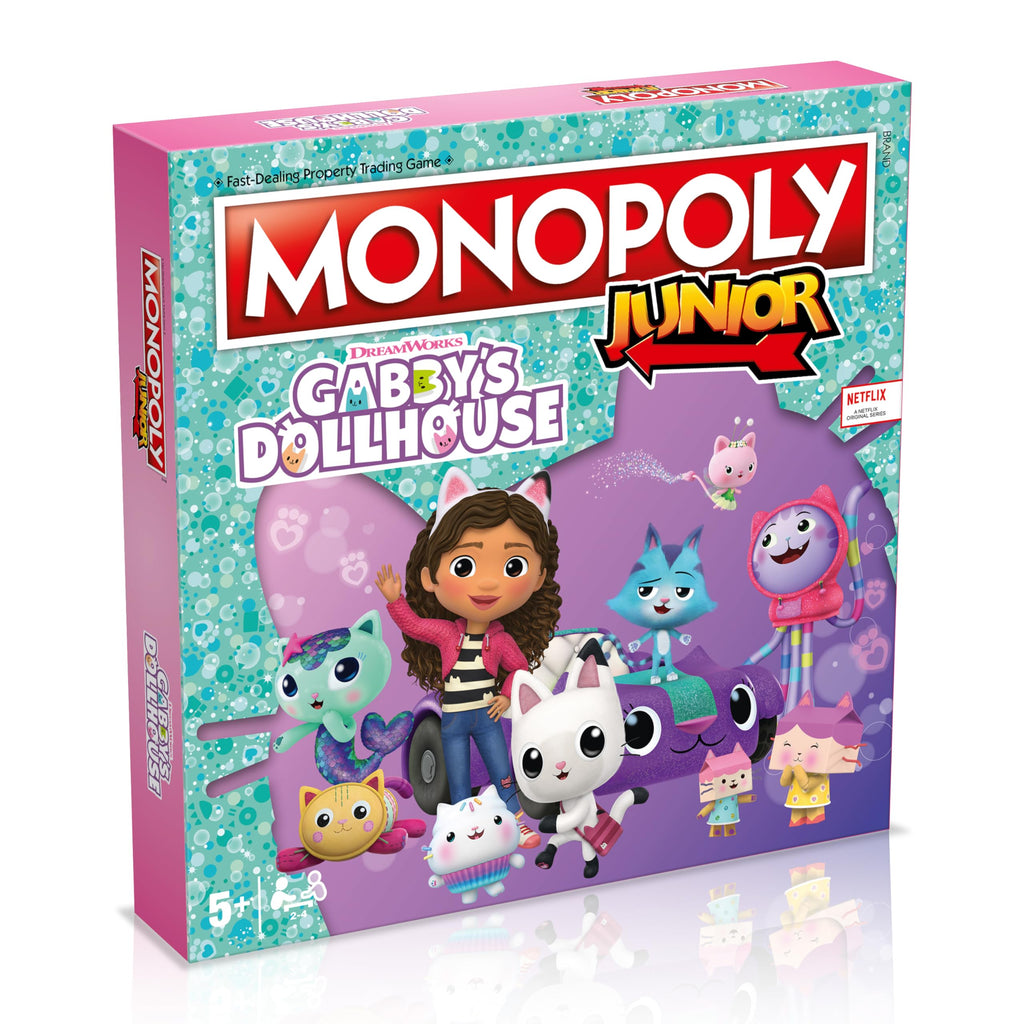 Winning Moves Gabby's Dollhouse Monopoly Junior Board Game, Buy Panda Paws