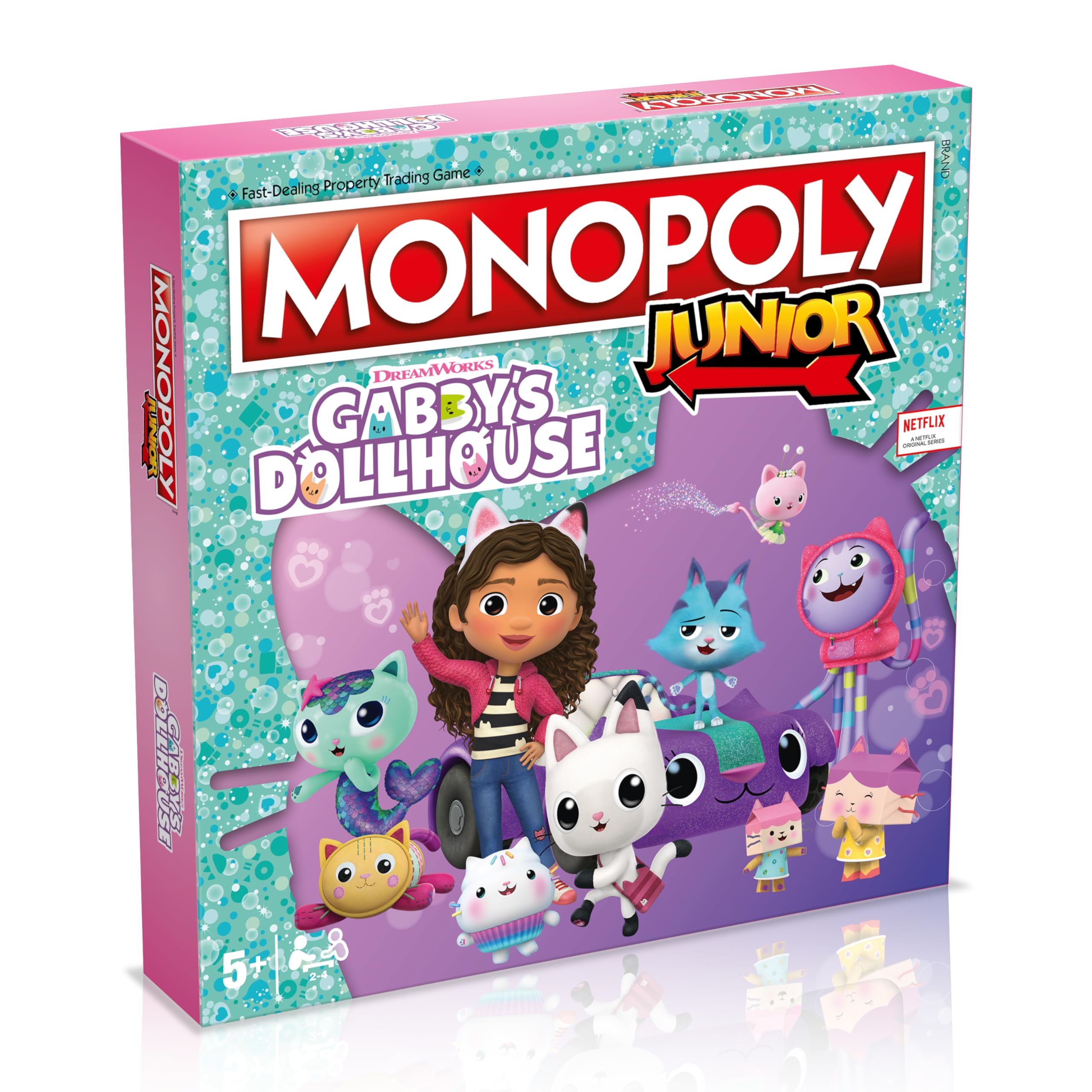 Winning Moves Gabby's Dollhouse Monopoly Junior Board Game, Buy Panda Paws