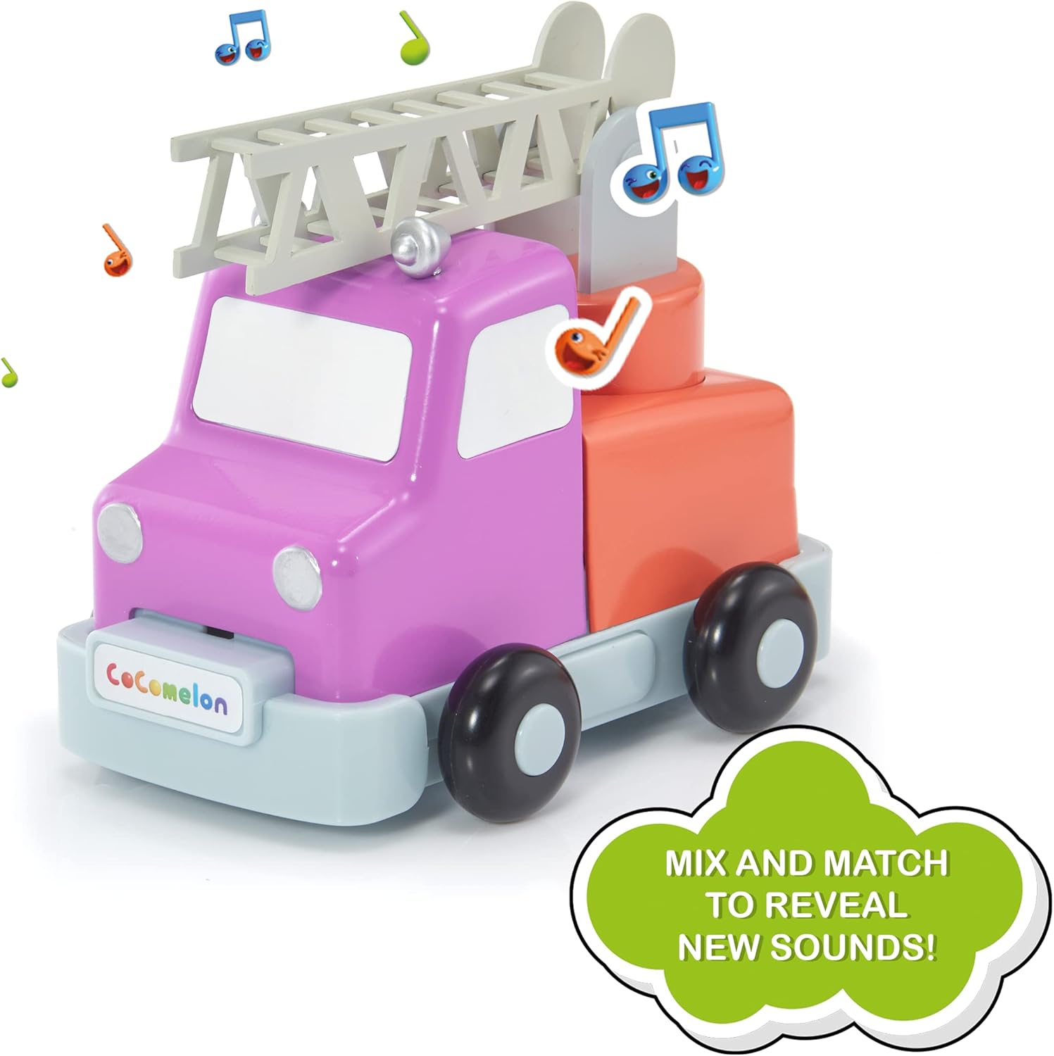 Wow! PODS CoComelon Toys Build & Reveal Musical Vehicles