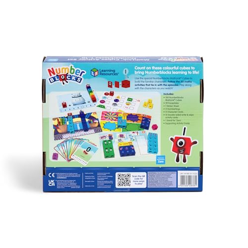 Learning Resources LSP0949-UK MathLink Cubes Numberblocks 1-10 Activity Set