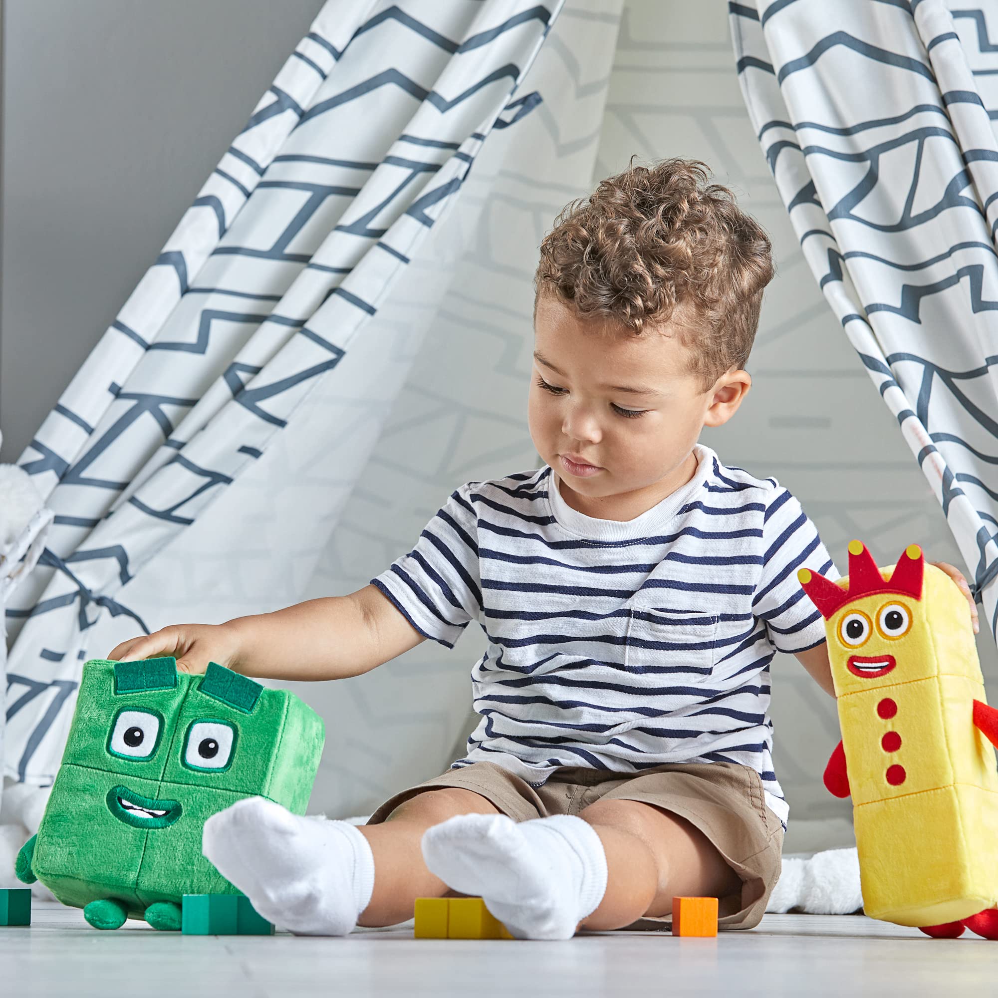 Learning Resources HM94555-UK Numberblocks Three and Four Playful Pals, One Size