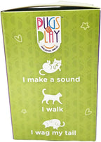 Pugs At Play SASHA WALKING CAT, MEOW BUDDIES, ST-PAP08
