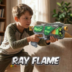 Hip Shot Ray Flame Power Dart Blaster for Kids, Includes 6