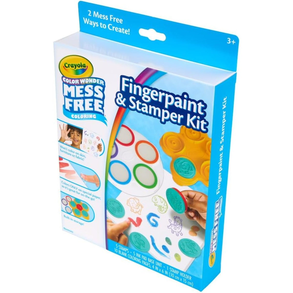 Crayola Color Wonder Mess Free Fingerpaint & Stamper Kit