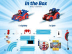 Carrera FIRST First Year Spidey Go Webs Go Slot Car Racing Set (2.9m) I Battery