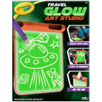 Crayola Travel Glow Art Studio, Glow in The Dark Toys, Kids Gifts for Girls and Boys, Ages 6, 7, 8, 9